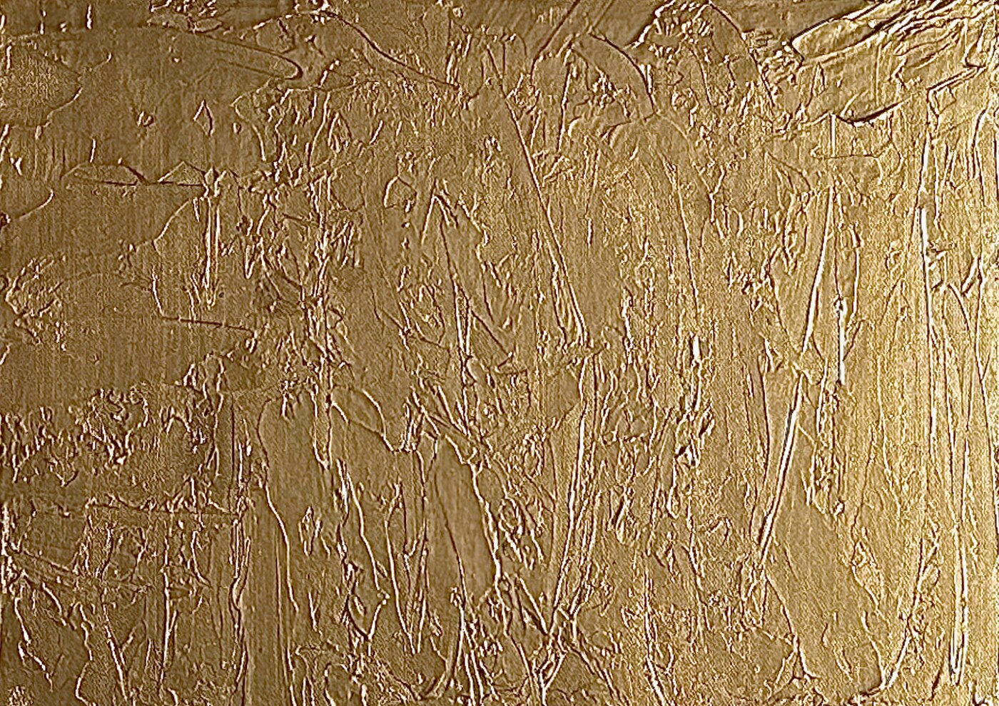Empreinte 2, Acrylique et mastic, 40 × 30 cm